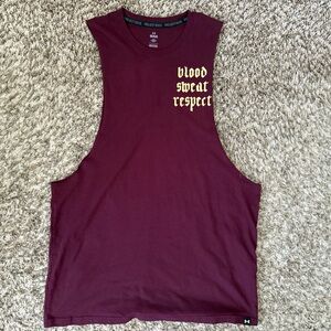 Under Armour Project Rock cutoff tank
